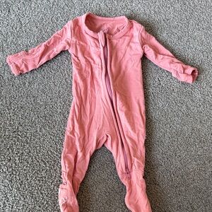 Kickee Pants Soft Pink Footie